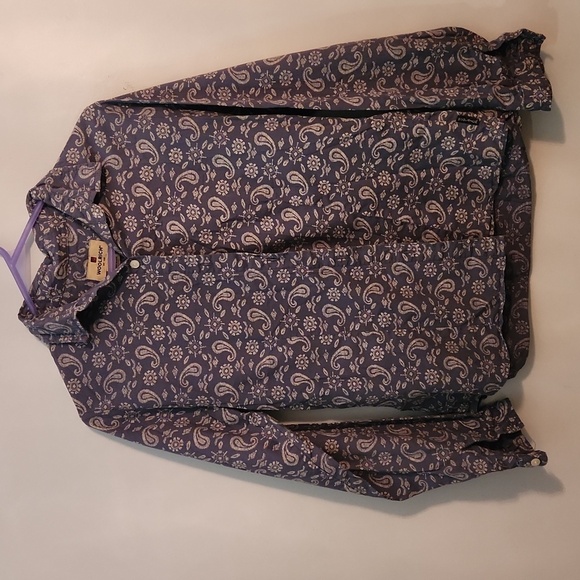 Woolrich's vintage paisley printed  button down - Picture 1 of 5